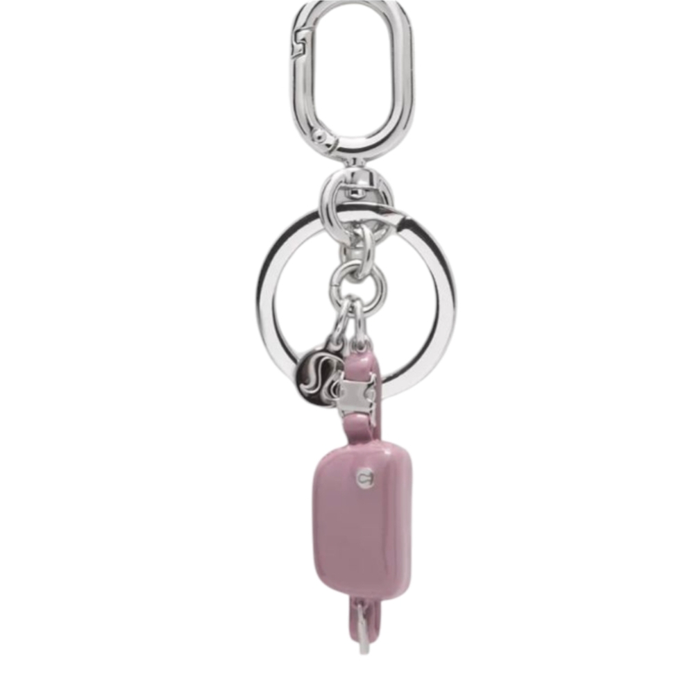 NEW Lululemon Everywhere Belt Bag Charm Keychain - Lavender Lux & Silver